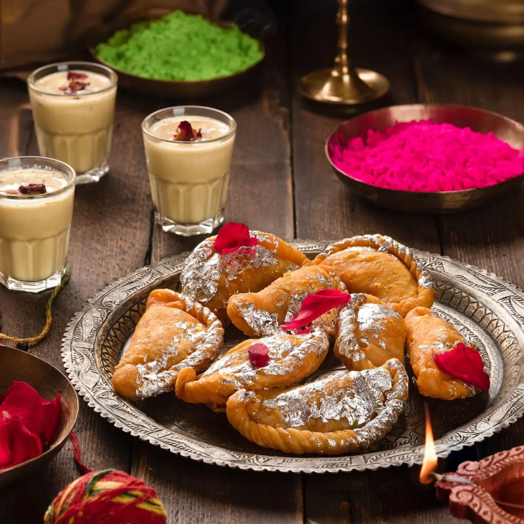 Celebrate Holi at Dhaba Lane and Enjoy Complimentary Thandai shots and Traditional Festive Gujiya All Day