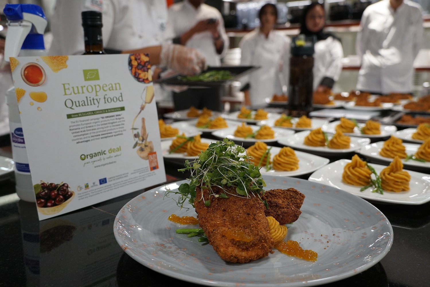 ICCA Dubai Chefs showcase European organic products in exclusive cooking event for EU Organic