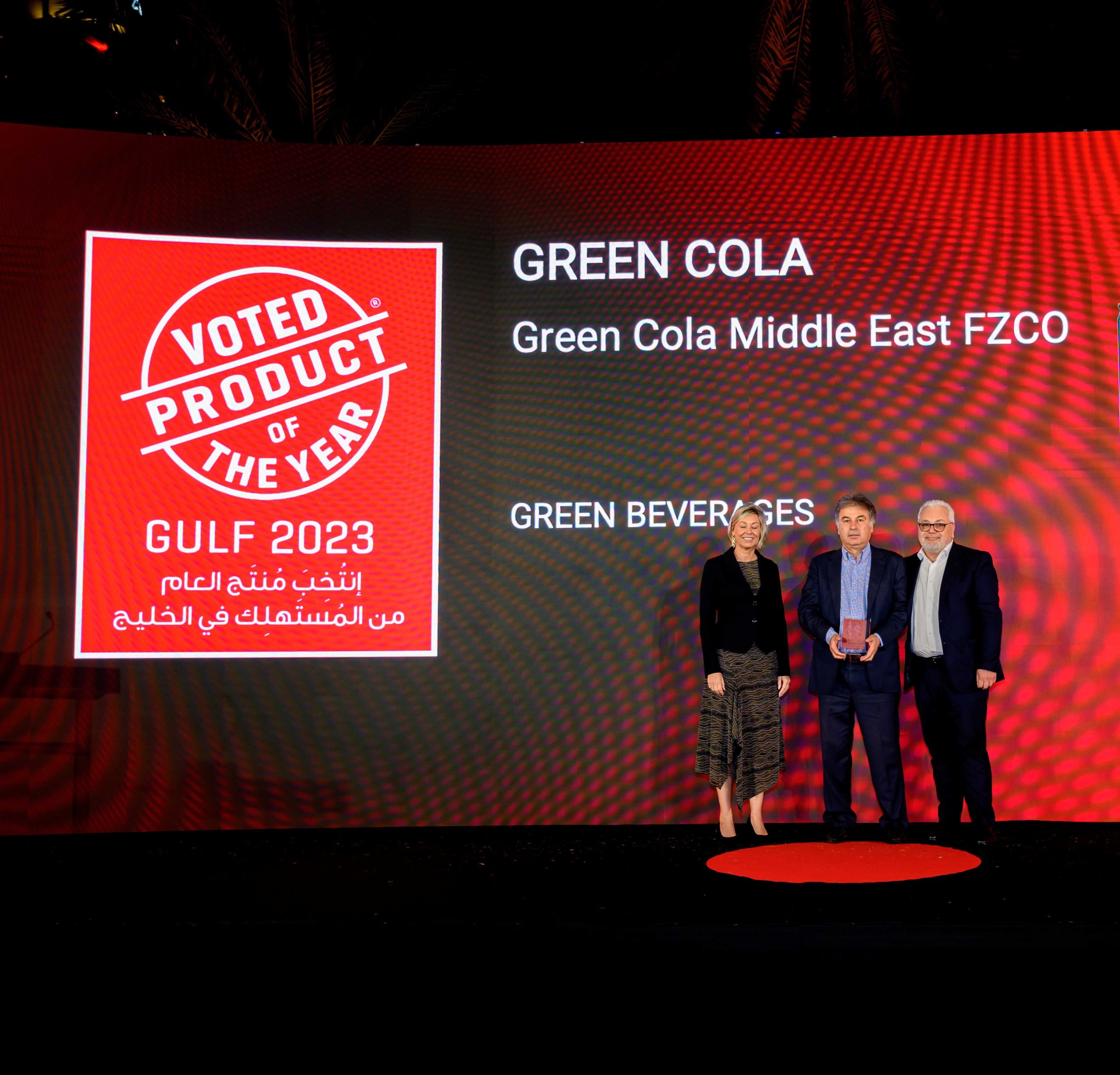 Green Cola proves itself as “Product of the Year Gulf 2023”