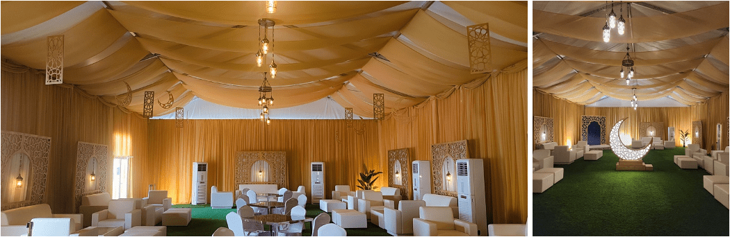 Trump International Golf Club sets up a grand tent for corporate Iftar