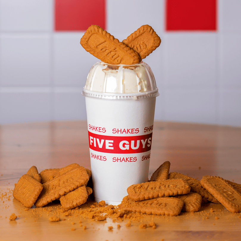 Listen-up Lotus Biscoff® lovers: Five Guys announces new mix-in