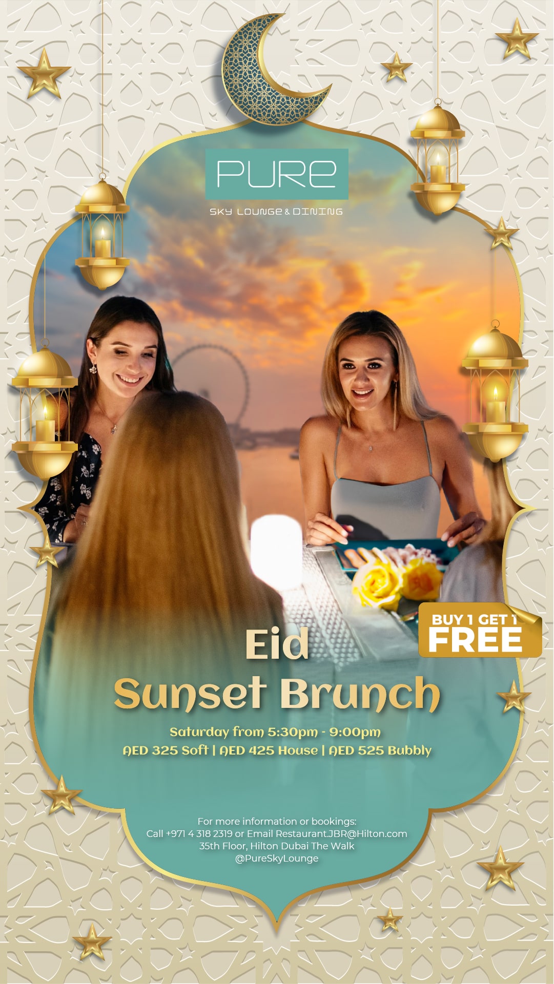 Celebrate Eid Al-Fitr With Incredible Brunch Offers At Hilton JBR