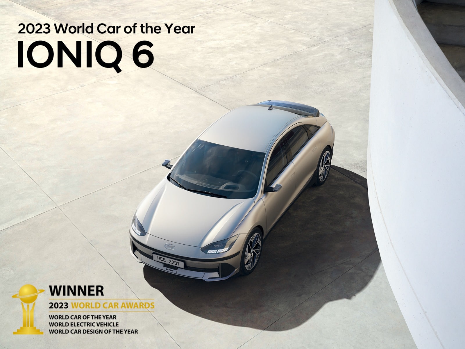 Hyundai IONIQ 6 Sweeps World Car of the Year, World Electric Vehicle and World Car Design of the Year