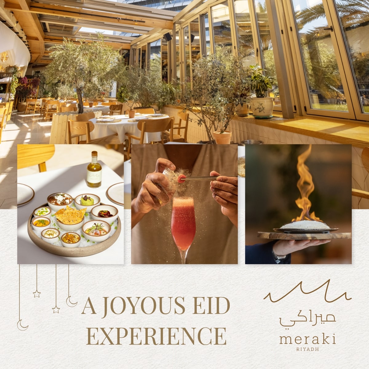 Experience the True Essence of Greek Cuisine with Meraki’s Eid Al Fitr Menu