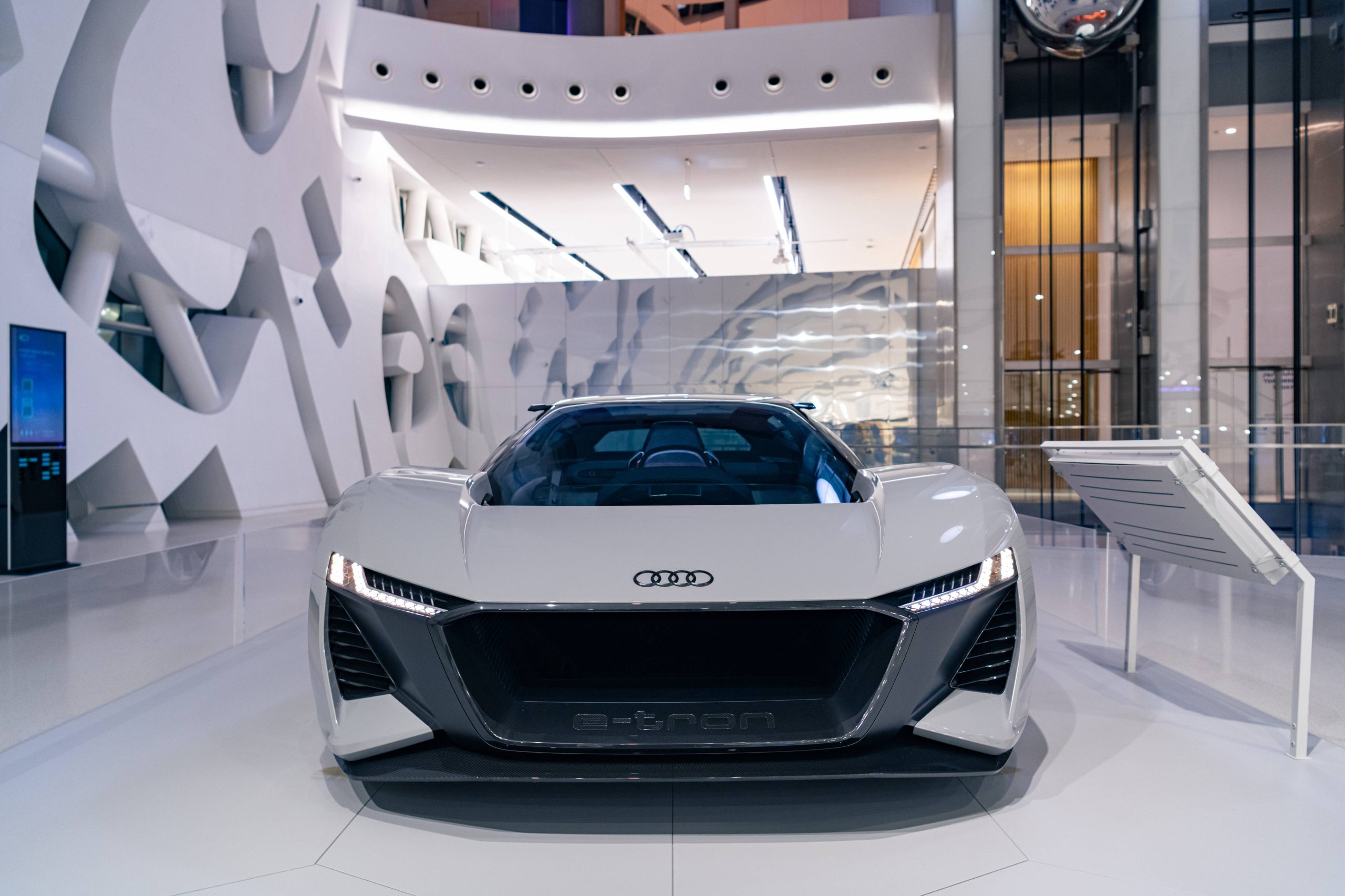 Audi’s AI:RACE, the high-performance Race Car of Tomorrow, has arrived at the Museum of the Future