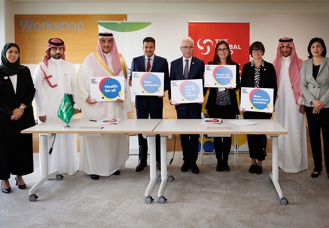 Saudi Fund for Development signs a multiyear contribution agreement with the Global Fund