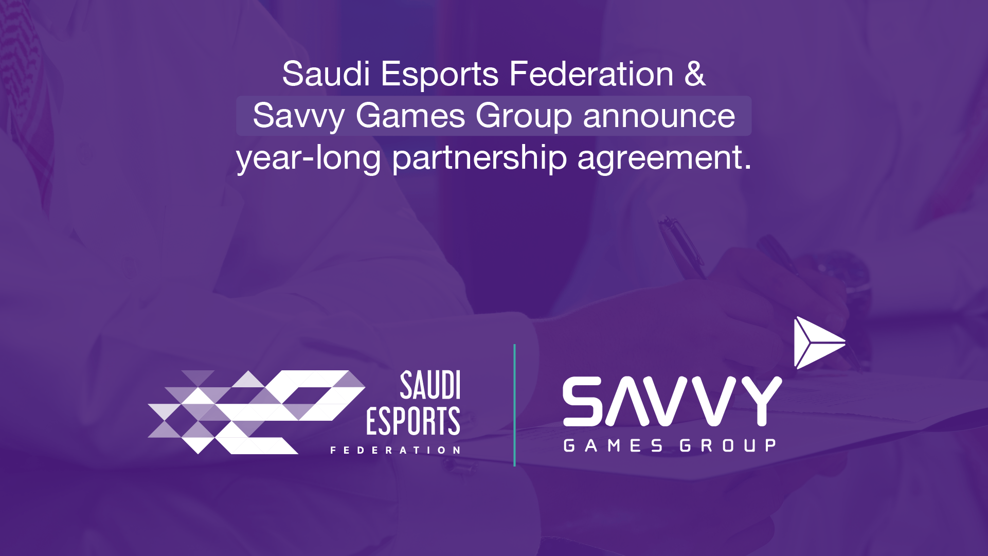 Saudi Esports Federation and Savvy Games Group announce year-long sponsorship agreement