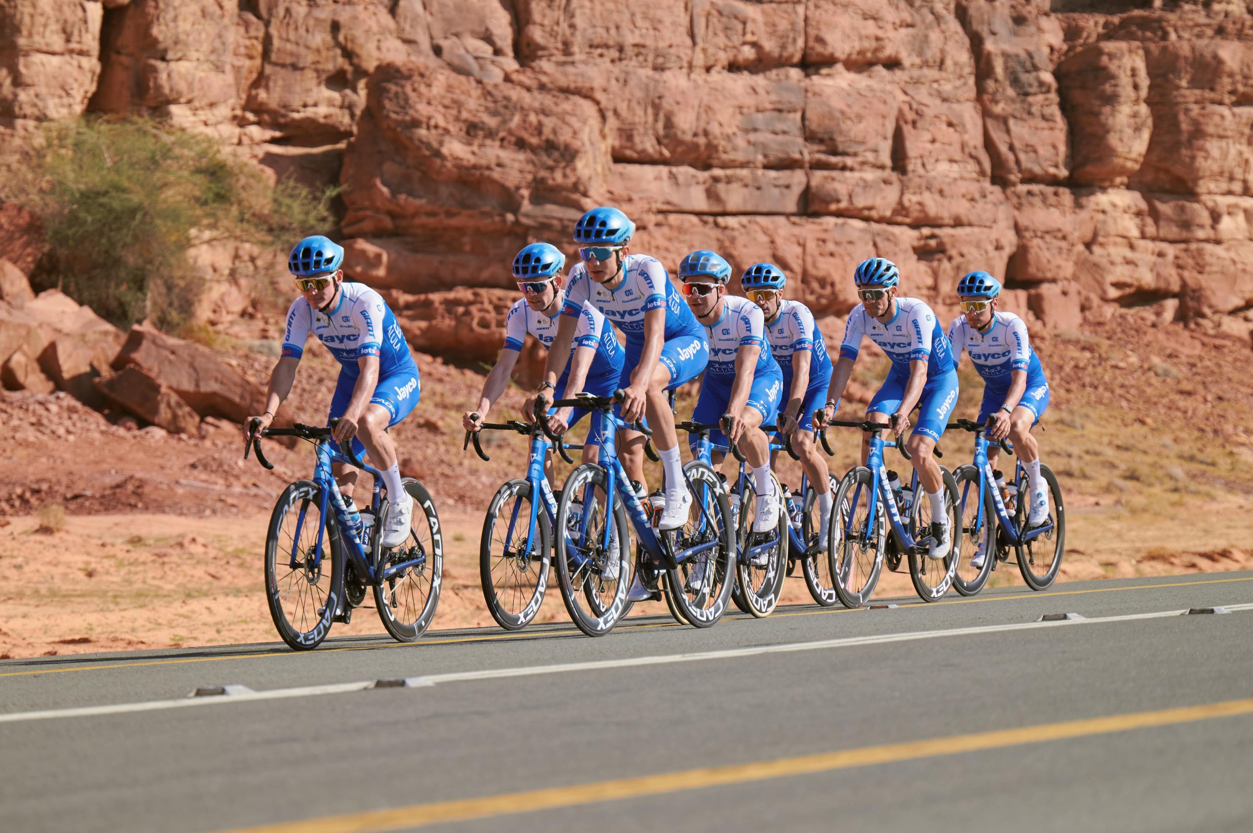 Team Jayco AlUla welcomes Saudi cycling talent Moroj Adil to Europe for a unique training camp