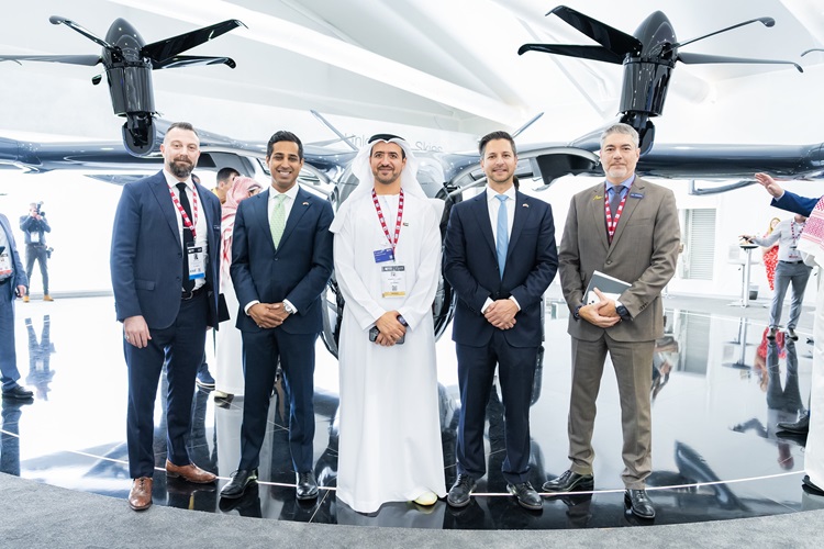 Gal Ammroc And Archer Aviation HOld Signing Ceremony At Dubai Airshow Celebrating Their Planned Electric Air Taxi Service Collaboration