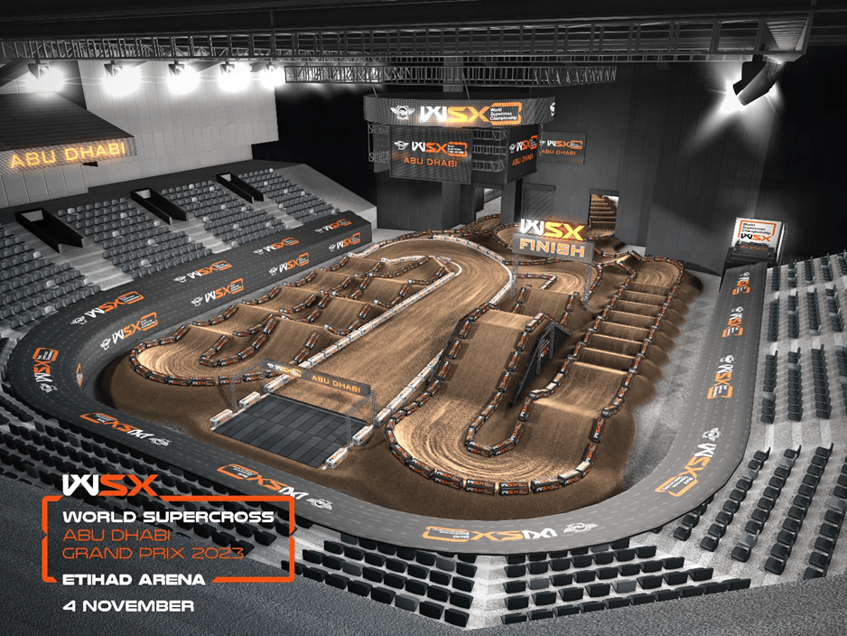 Etihad Arena set to transform into epic supercross dirt track ahead of World Supercross Abu Dhabi Grand Prix