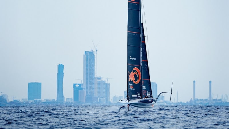 Alinghi Red Bull Racing lands in Jeddah, setting up Red Sea training base for November