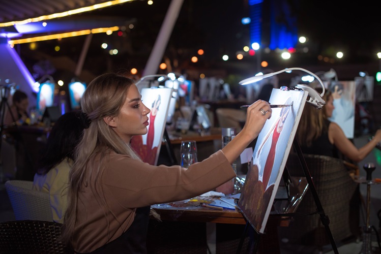 Embark on a Magical Winter Evening with Paint & Dine at Jones the Grocer, Emirates Golf Club